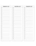 Grocery Shopping List Template For Word