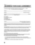 Purchase Of Business Agreement Template Free
