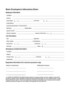 Employee Information Sheet Template