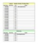 Daily Timetable Template Excel