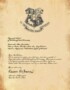 Hogwarts Invitation Template
