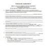 Home Purchase Agreement Template Free