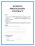 Wedding Contracts For Photographers Templates