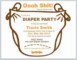 Diaper Party Invitations Templates