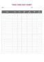 Sign Out Sheet Template Excel