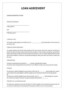 Free Business Loan Agreement Template