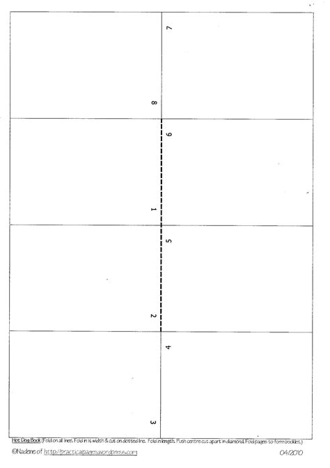 Free Printable Mini Book Template - BestTemplatess - BestTemplatess