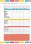 Printable Household Budget Template