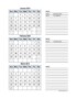 3 Month Calendar Template Excel