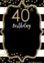 40Th Birthday Invite Template