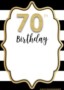 Free Printable 70Th Birthday Invitations Templates