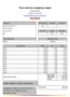 Invoice For Services Rendered Template