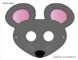 Mouse Mask Template Printable