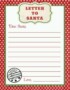 Letters To Santa Printable Free Template