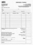 Free Order Forms Template