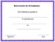 Certificate Of Attendance Template Word