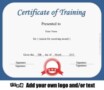 Training Certificate Template Word Format