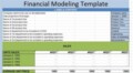 Financial Modeling Excel Templates
