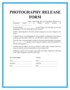 Photography Waiver And Release Form Template