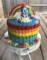 Rainbow Dash Cake Template