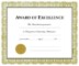 Certificate Of Award Template Word Free