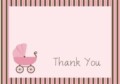 Free Printable Baby Shower Thank You Card Templates