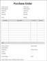 Blank Purchase Order Template