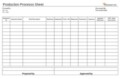 Manufacturing Process Sheet Template