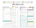 Daily Planning Template For Teachers