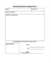 Vehicle Repair Request Form Template