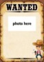 Wanted Poster Invitation Template