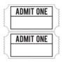 Admit One Ticket Template Free Printable
