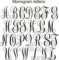 Printable Monogram Letter Template