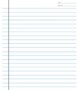 Notebook Paper Template For Word 2010