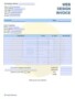 Web Design Invoice Template Word