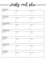 Free Printable Meal Planner Template