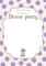 Dinner Party Invitation Template Free