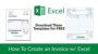 How To Create An Invoice Template In Excel