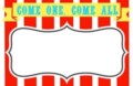 Carnival Tickets Template Free Printable