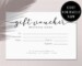 Printable Gift Vouchers Template
