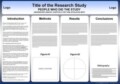 Research Project Poster Template