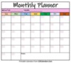 Planning Calendars Templates