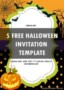 Costume Party Invitation Templates Free