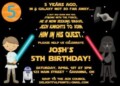 Star Wars Birthday Party Invitations Template