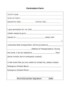 Permission Forms Template
