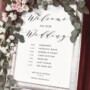 Order Of The Day Wedding Template