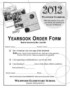 Yearbook Order Form Template