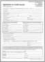 Customer Account Application Form Template
