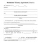 Simple Residential Lease Agreement Template