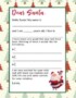 Free Printable Letter From Santa Word Template